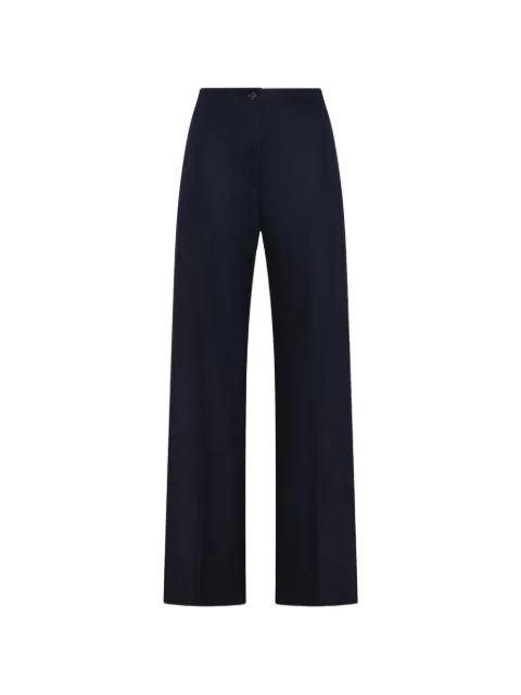 Seventy pressed-crease wide-leg trousers