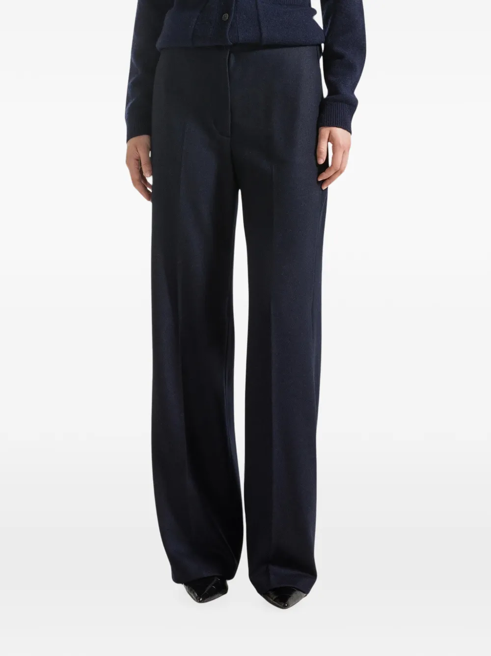 Seventy Geplooide broek Blauw