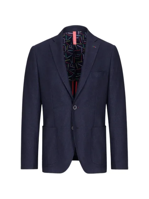 Manuel Ritz blazer con solapas de muesca y botones