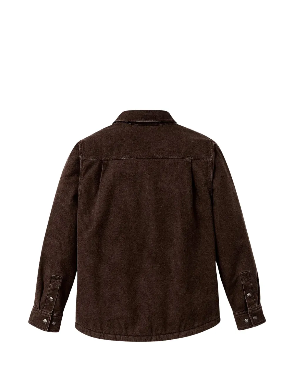 Filson Button-up shirtjack met fleece voering Bruin