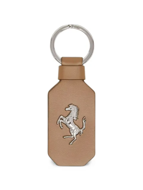 Ferrari Prancing Horse leather keyring