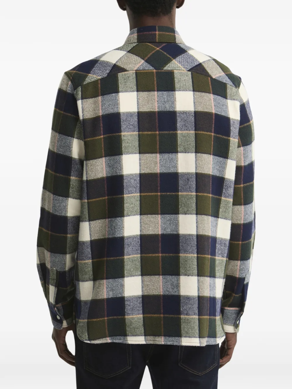 Barbour Bannock geruit flanellen overhemd Groen