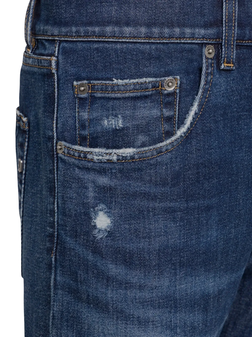 DONDUP Gerafelde jeans Blauw