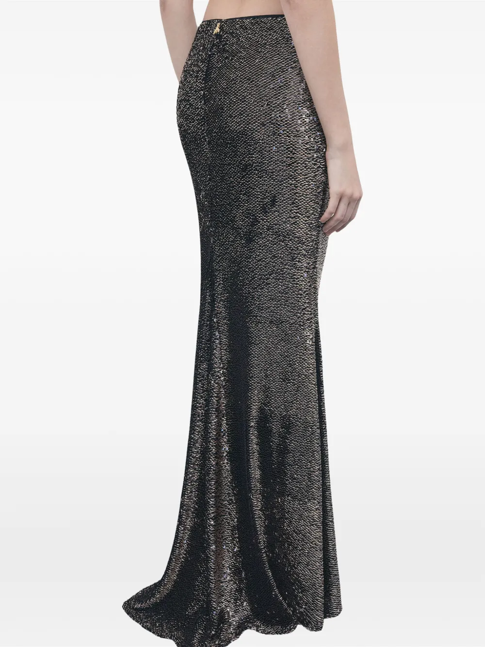 Patrizia Pepe sequined maxi skirt Zwart