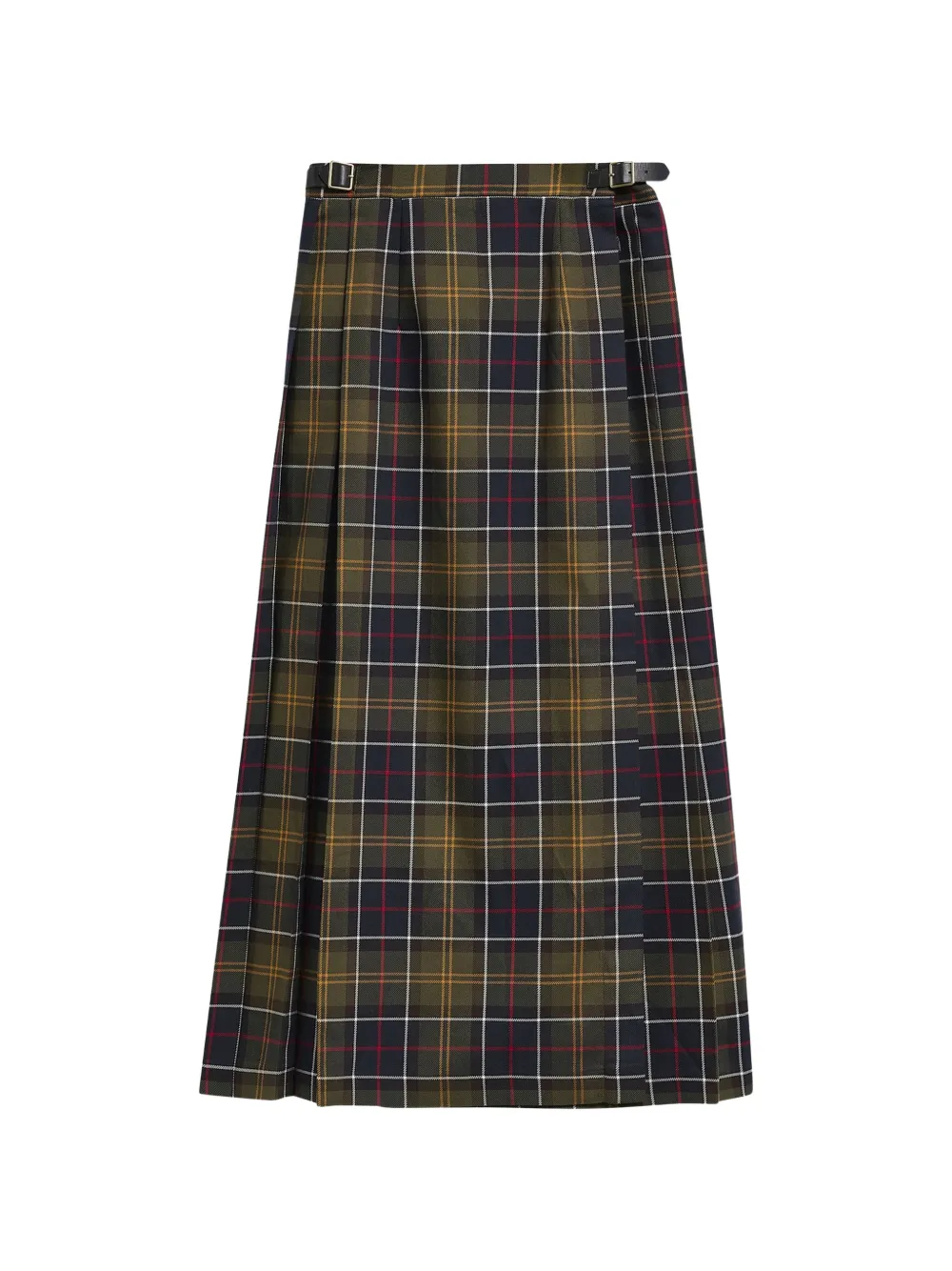 Barbour Irene tartan pleated midi skirt - Vert Barbour Irene tartan pleated midi skirt - Vert