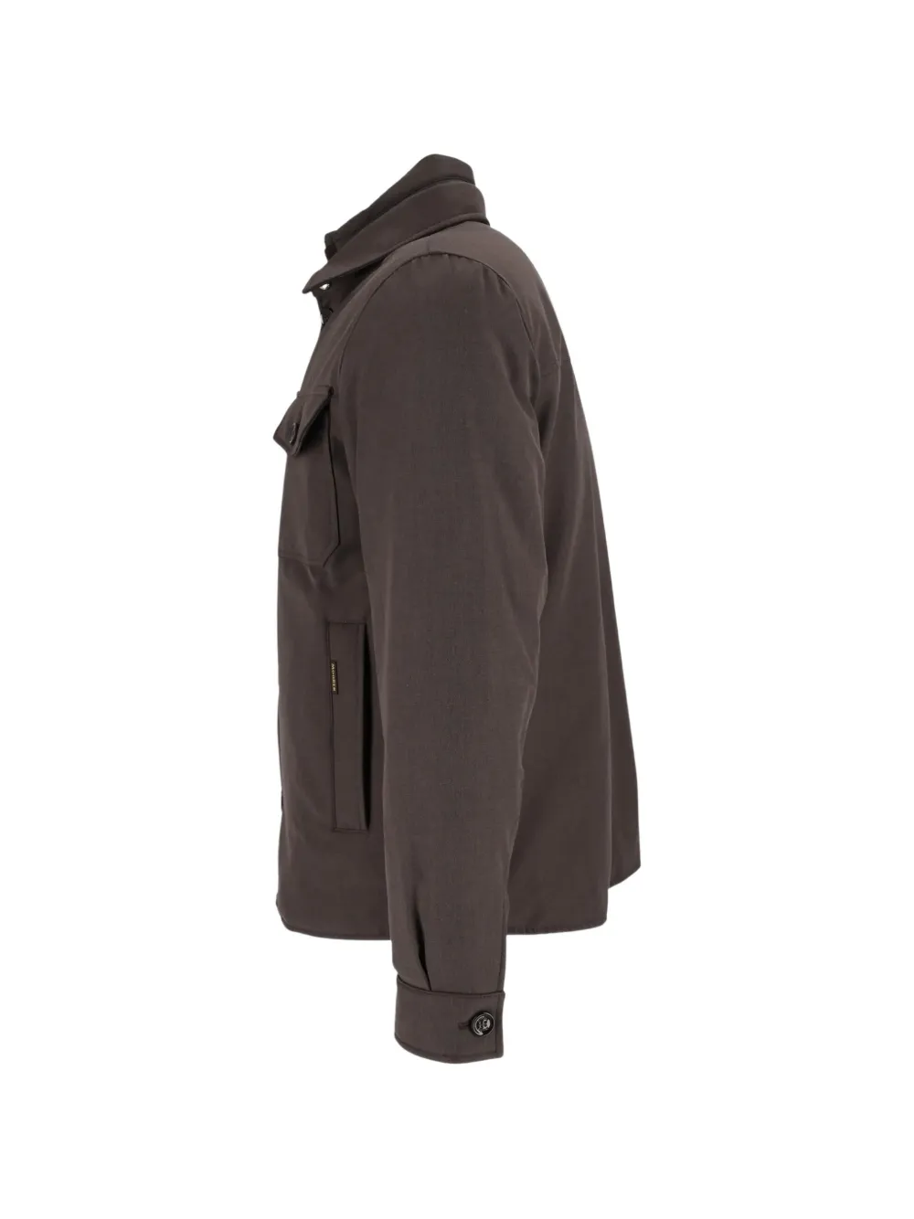 Moorer layered button-up shirt jacket Bruin
