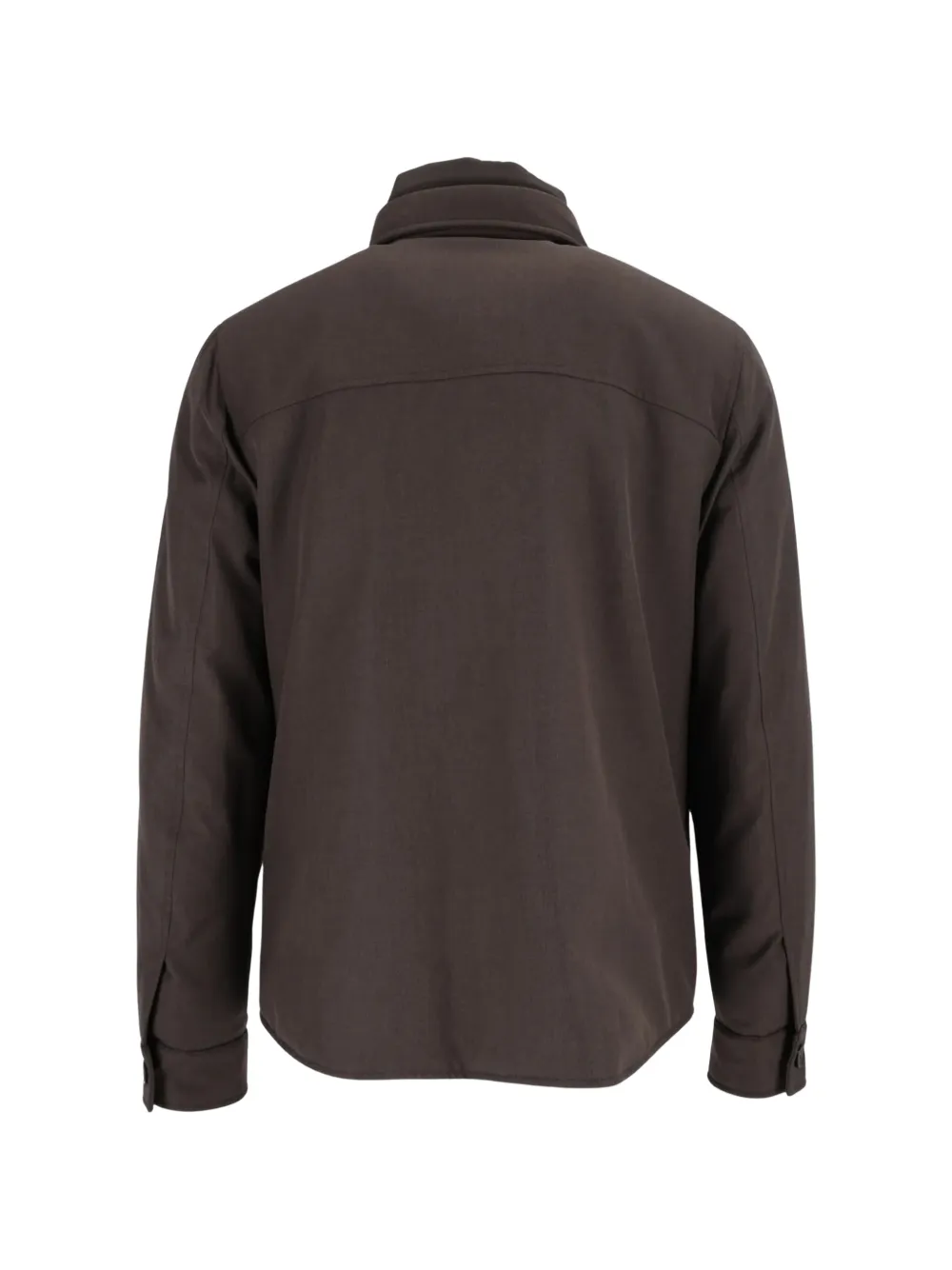 Moorer layered button-up shirt jacket Bruin