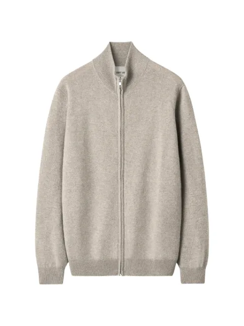 Soft Goat zip-up cashmere sweater