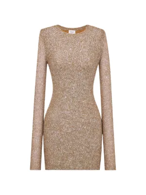 gold dress puff sleeve Seraphina | Ro&Zo br-trending main image 0