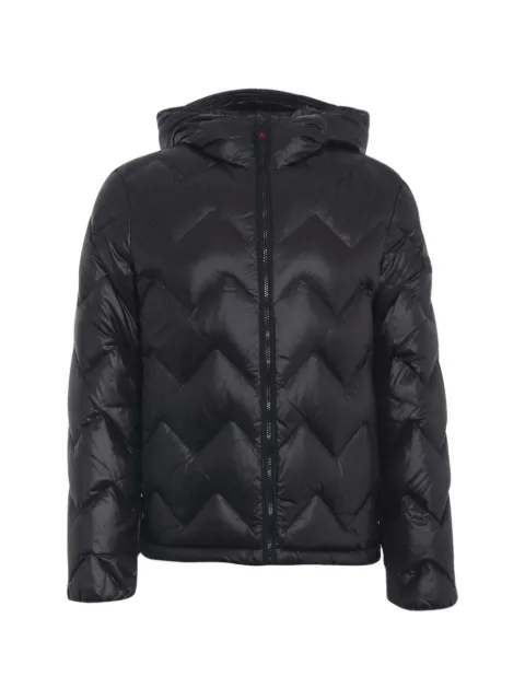 Peuterey chevron-quilted hooded jacket