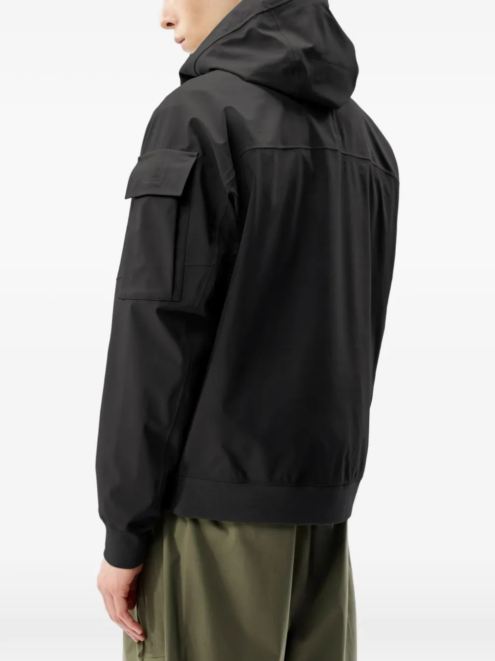 C.P. Company Metropolis Series MetroShell jack met capuchon Zwart