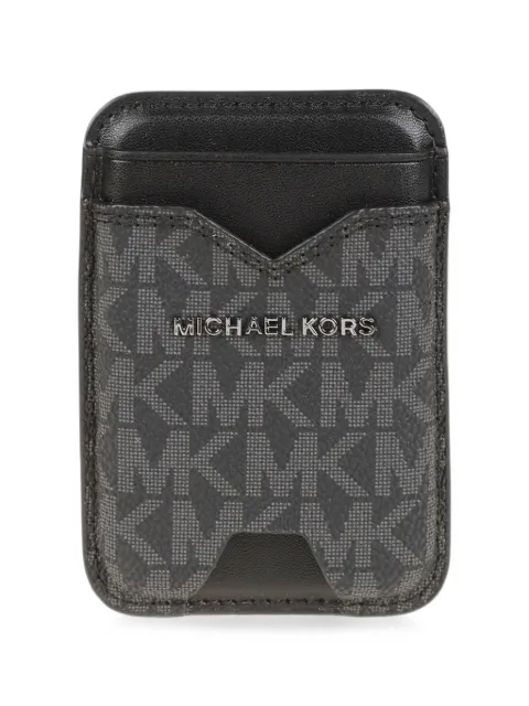 Michael Kors logo-print cardholder