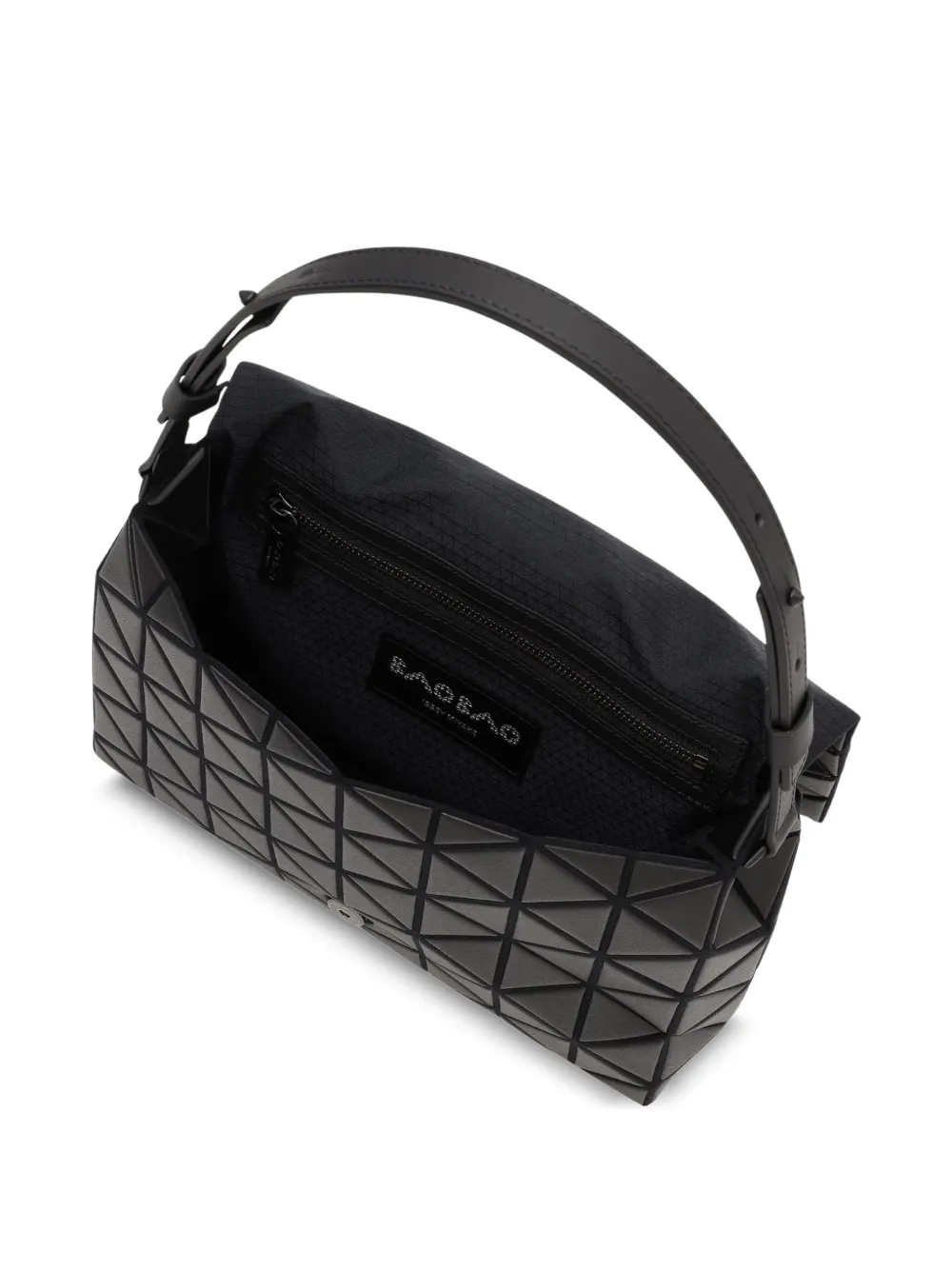 Bao Issey Miyake Fossotte schoudertas met geometrisch vlak Zwart