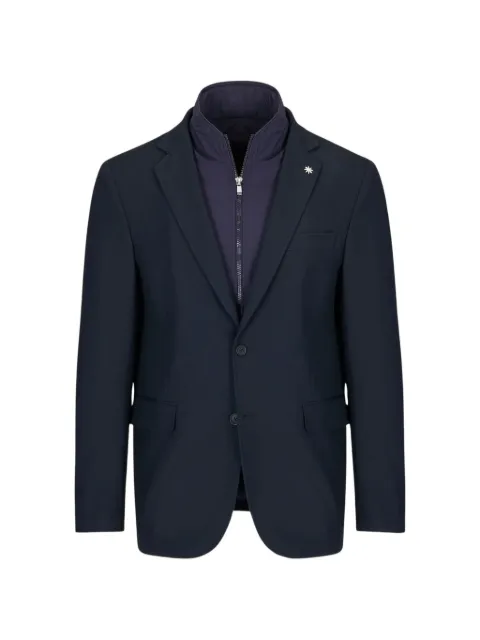 Manuel Ritz layered-design single-breasted jacket