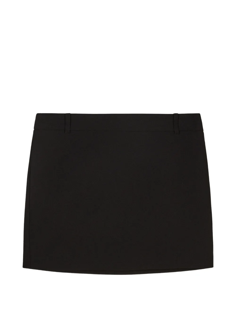 Patrizia Pepe logo-plaque belt-loop mini skirt - Nero