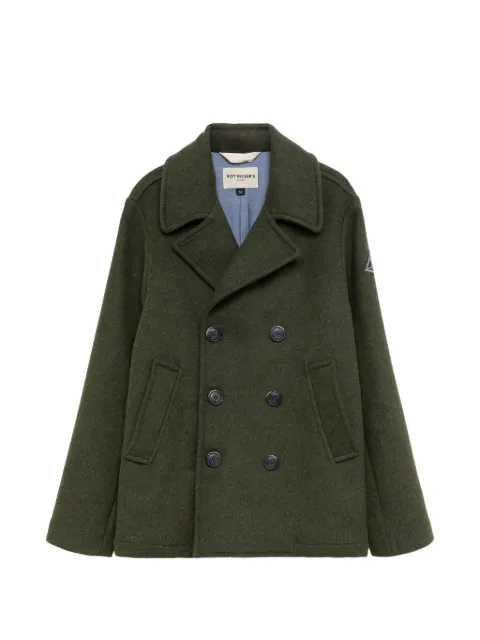 Roy Rogers Melton double-breasted pea coat