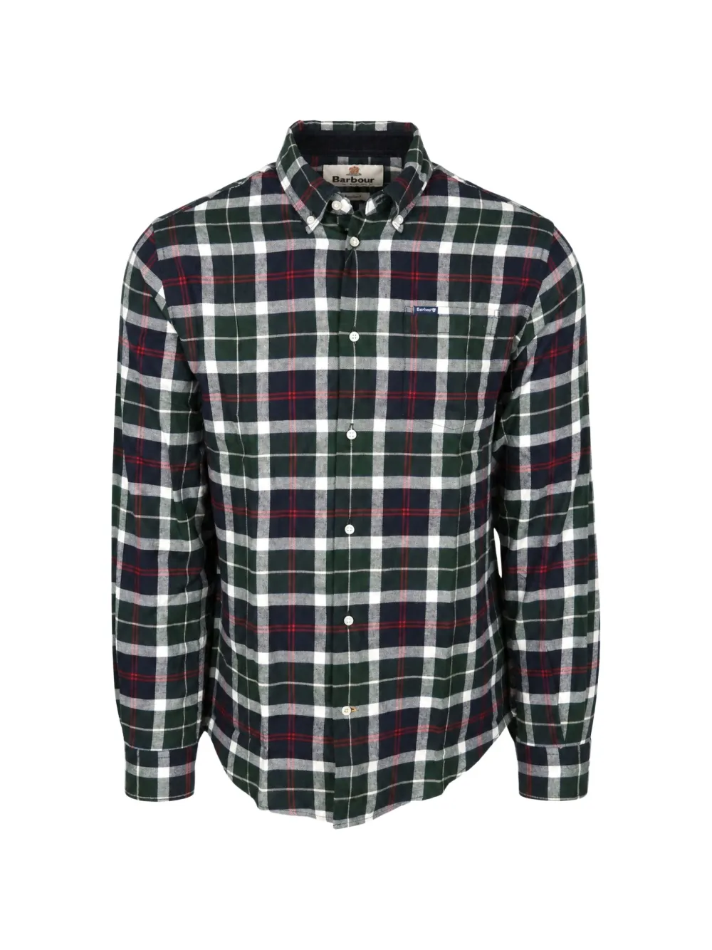 Barbour tartan-pattern button-fastening shirt - Blu