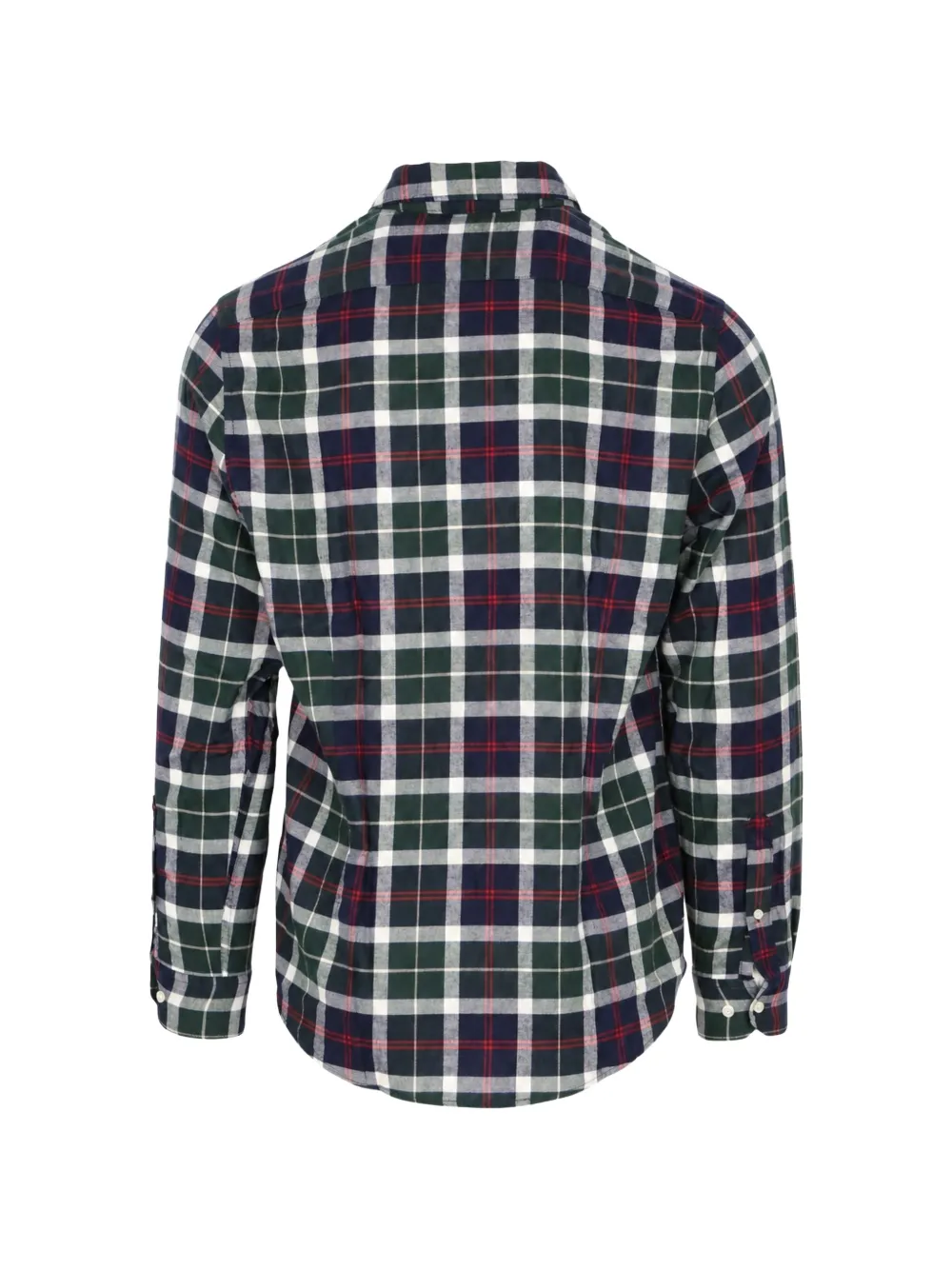 Barbour tartan-pattern button-fastening shirt Blauw