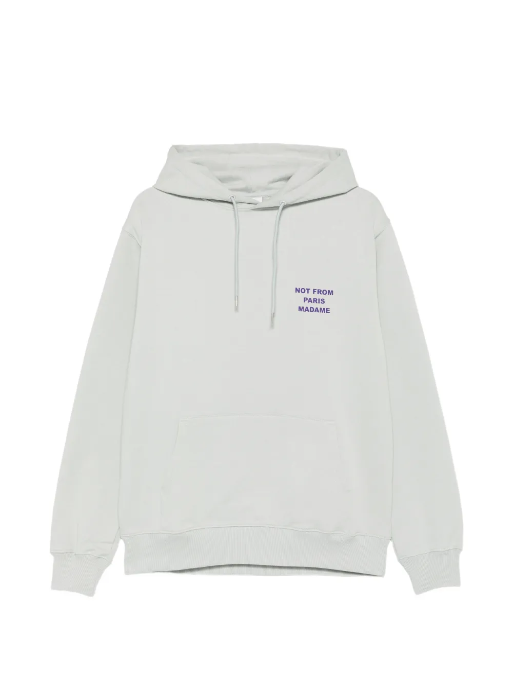 Drôle De Monsieur Hoodie met tekst Grijs
