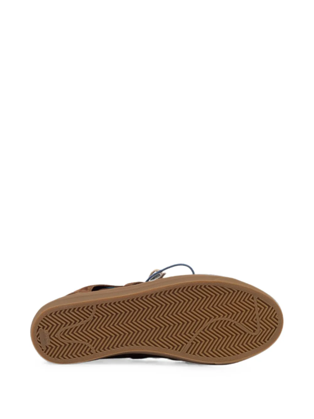 SANTHA Love Park suede cut-out sneakers Bruin