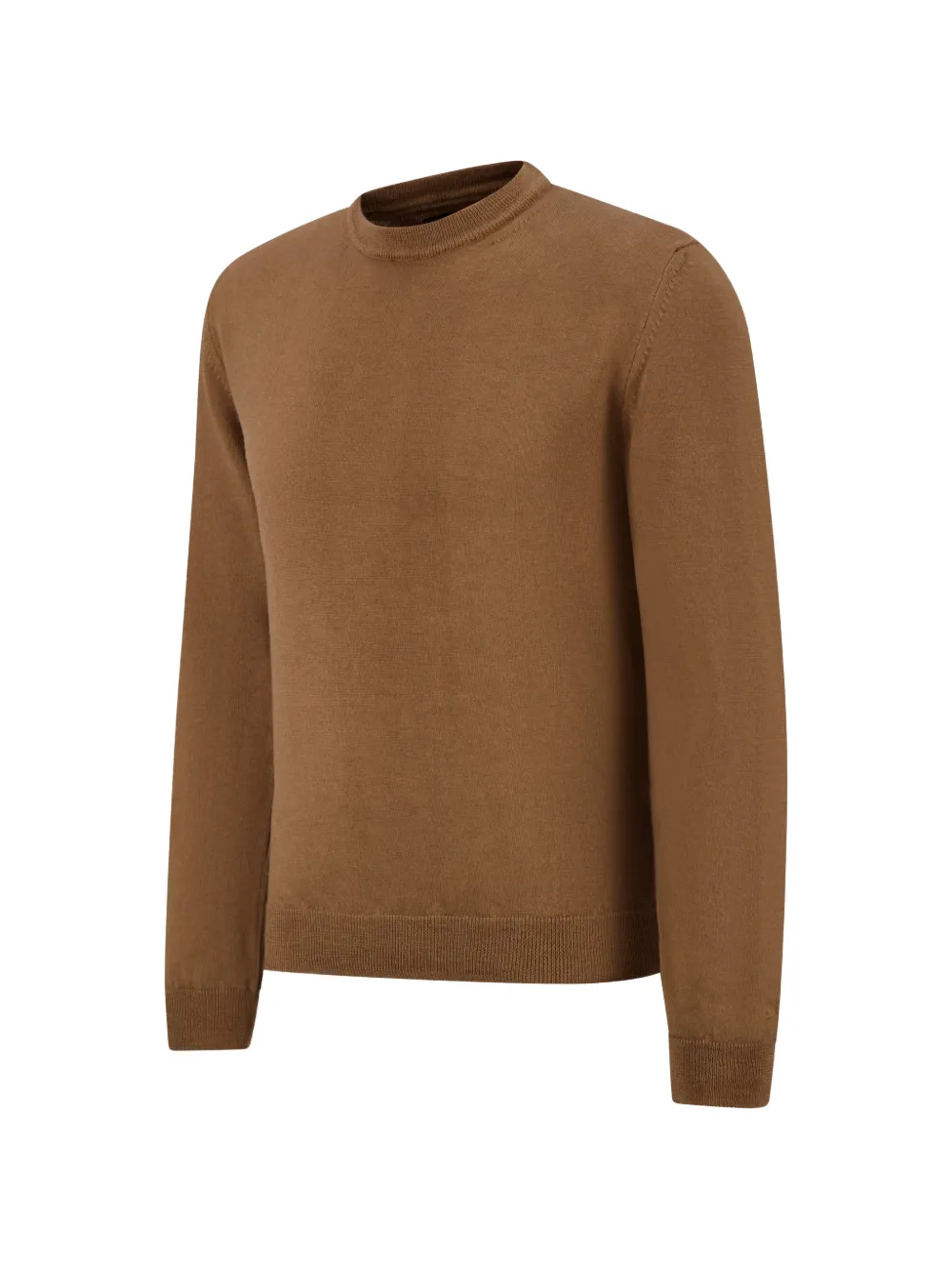 Woolrich crew-neck fine-knit sweater Bruin