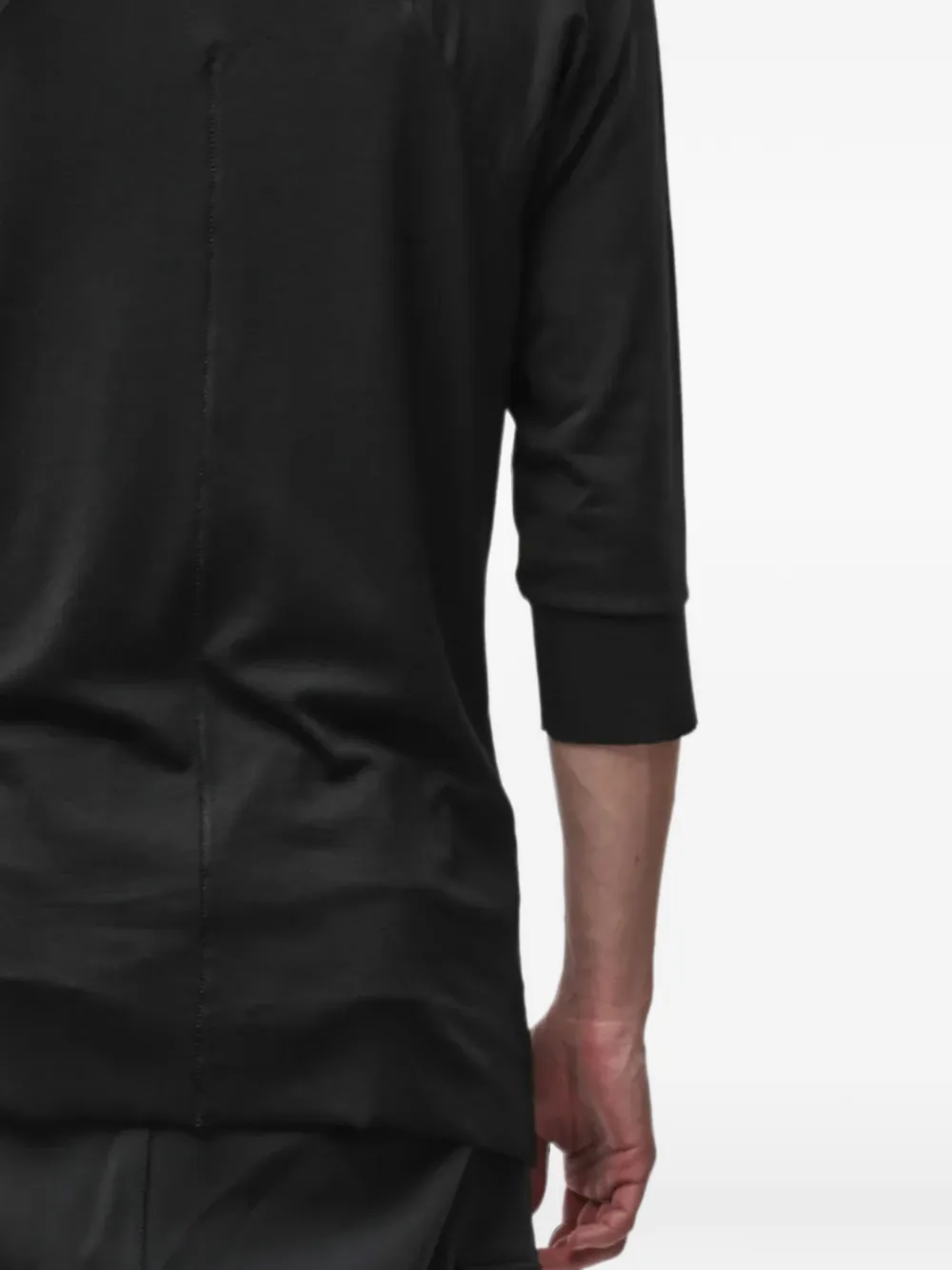 Thom Krom T-shirt met ronde hals Zwart