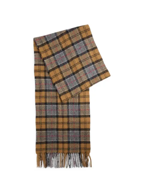 Barbour tartan lambswool scarf