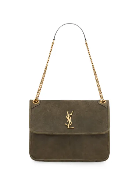 Saint Laurent Niki Tripouch logo-plaque shoulder bag