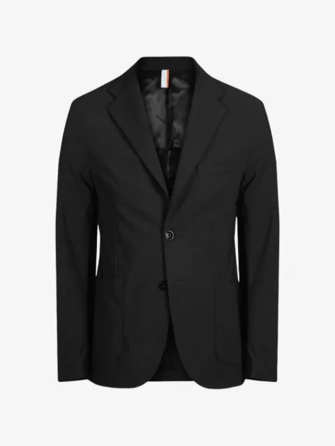 PMDS single-breasted notch-lapel blazer