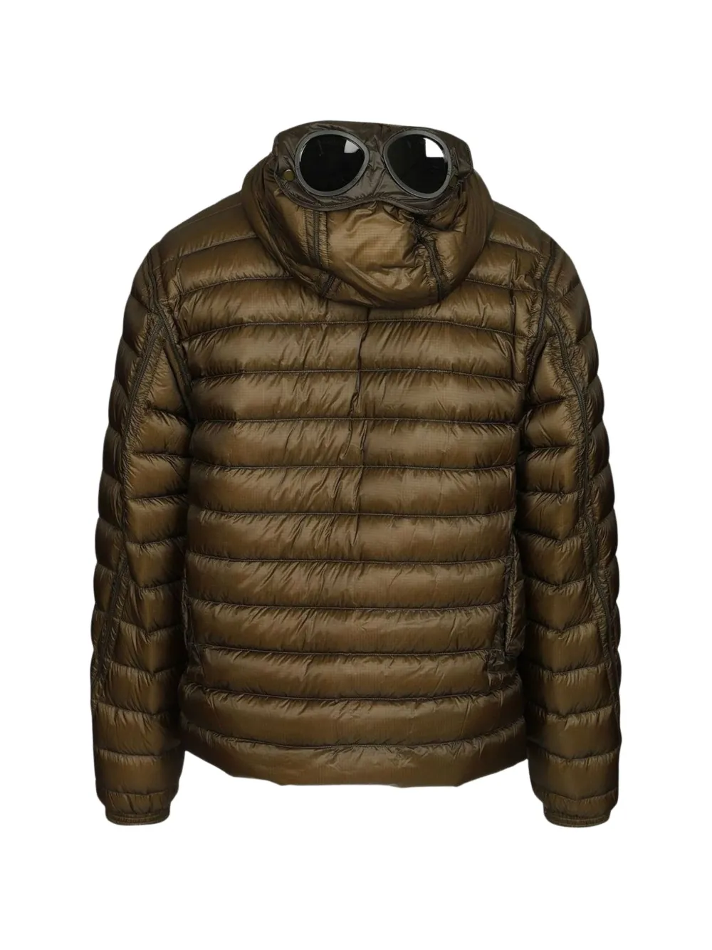 C.P. Company Goggle gewatteerde jas met capuchon Groen
