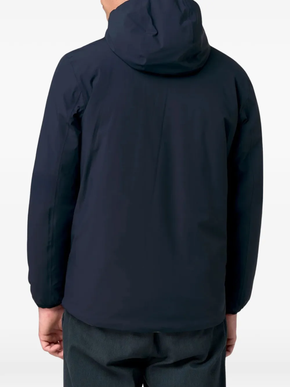 K-Way Jack St Warm omkeerbare jas met capuchon Blauw