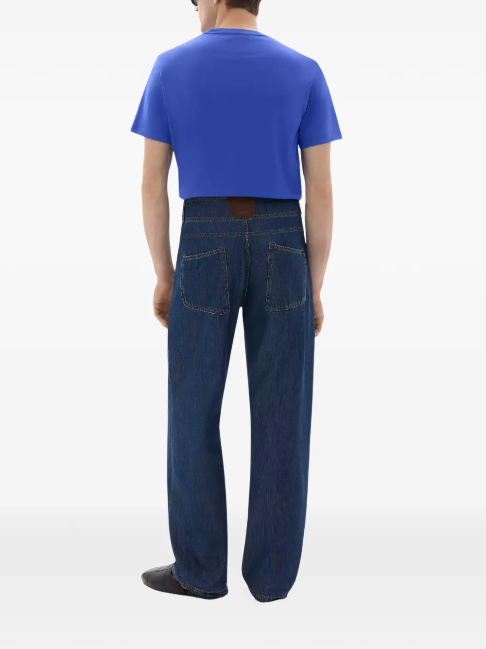 Ferrari crew-neck T-shirt Blauw