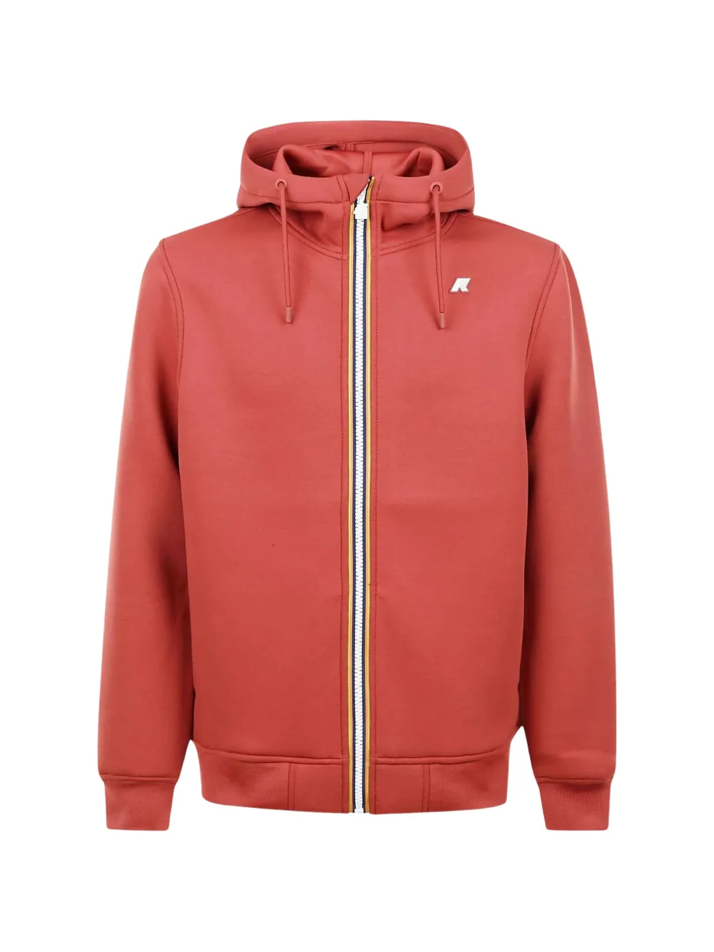 K-Way Rainer Spacer logo-patch zip-up hoodie