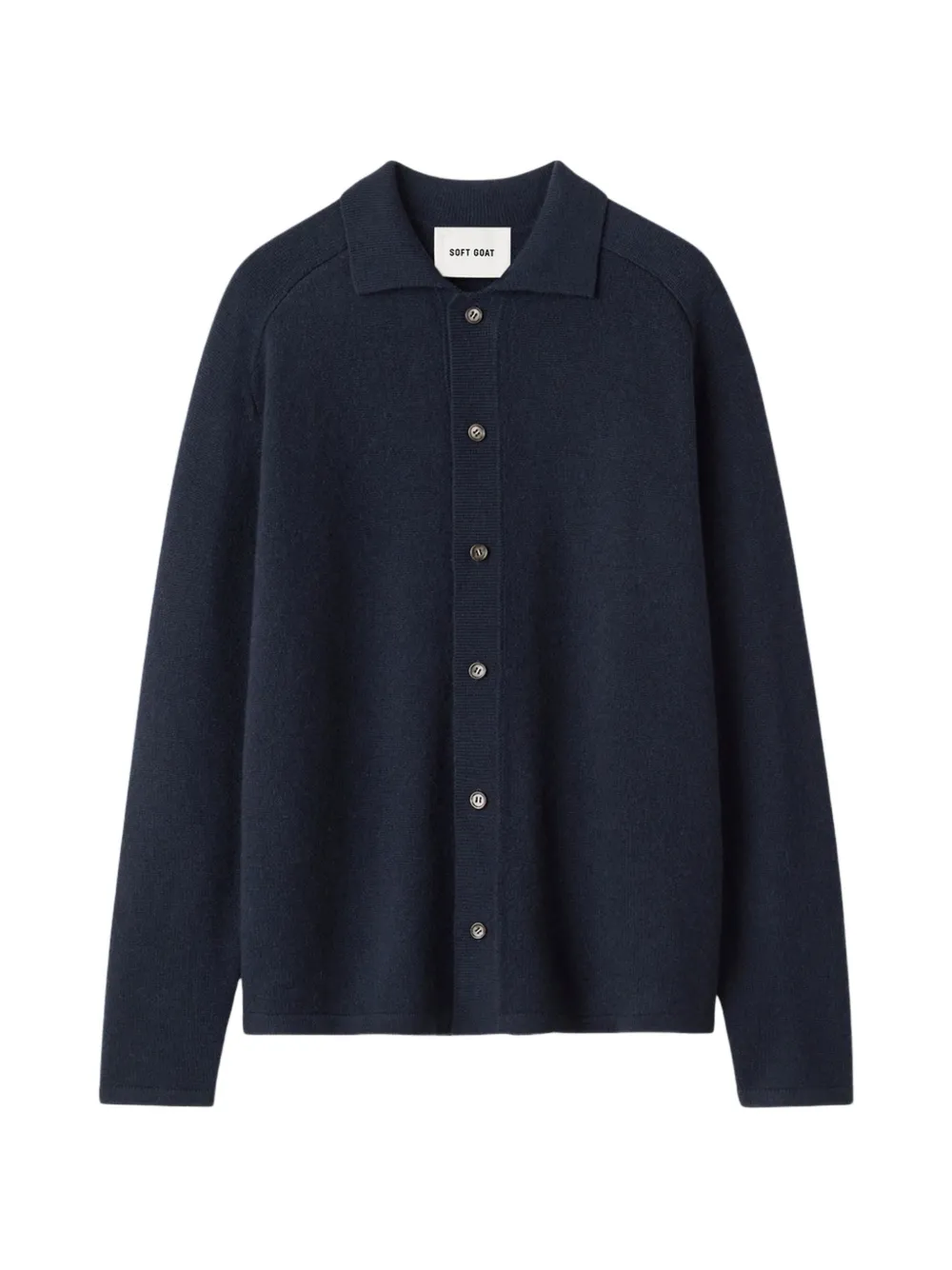 Soft Goat cashmere button-up cardigan