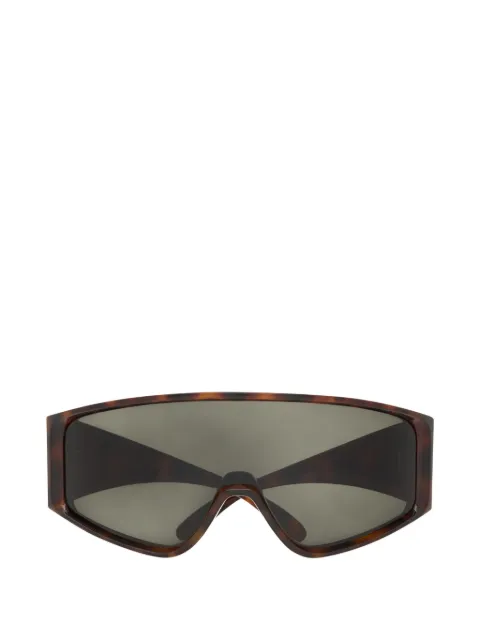 Saint Laurent SL 969 tortoiseshell-effect shield-frame sunglasses