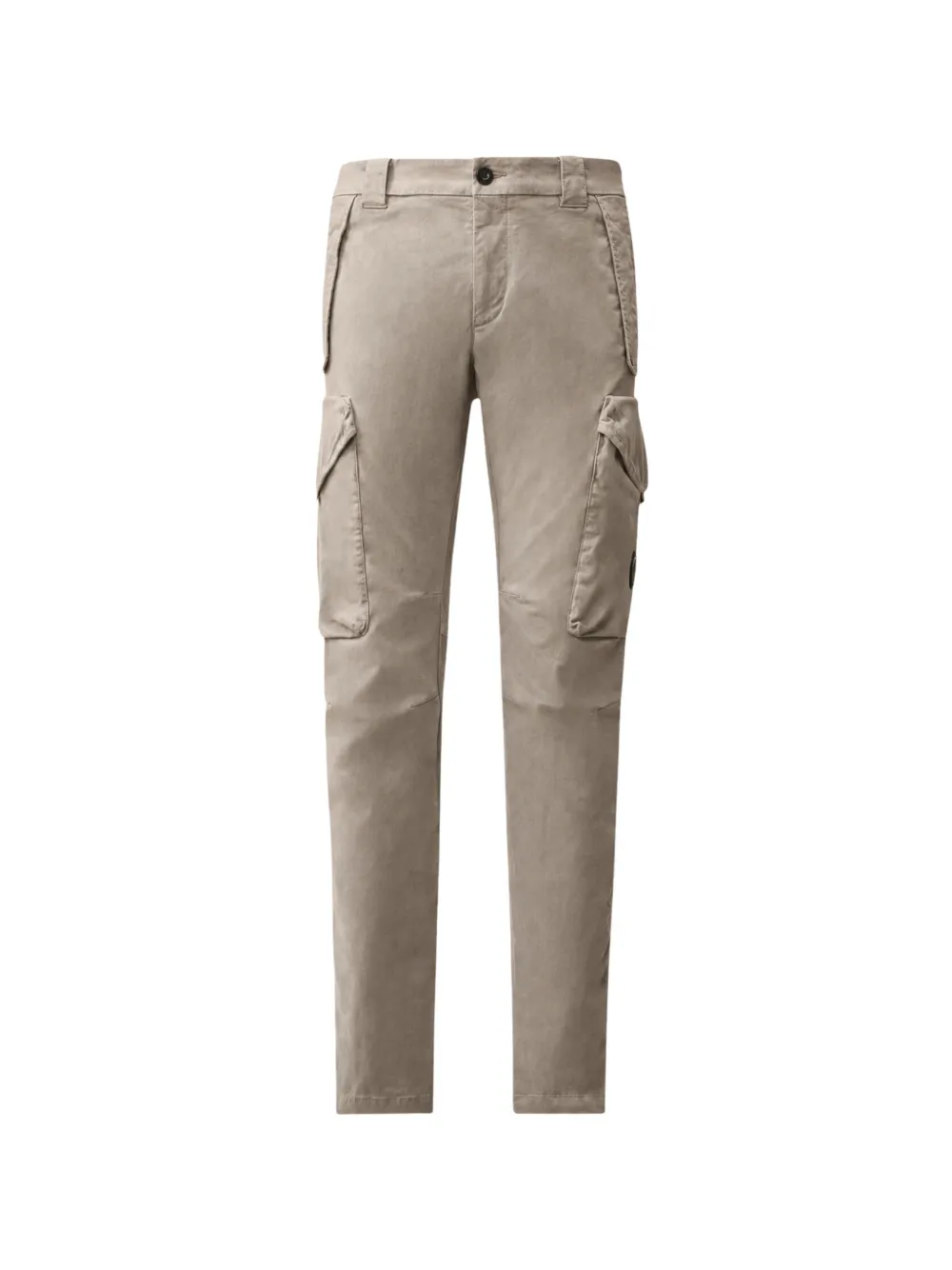 C.P. Company stretch sateen Lens ergonomic cargo pants - Nude