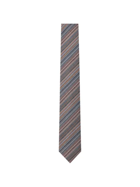 Missoni diagonal-stripe silk tie