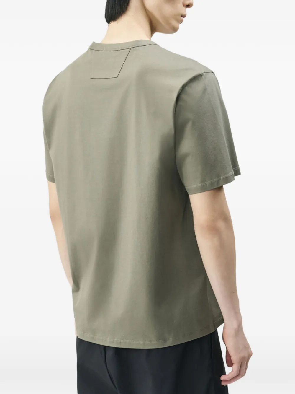 C.P. Company Metropolis Series mercerized-jersey short-sleeve crew-neck logo-badge T-shirt Groen