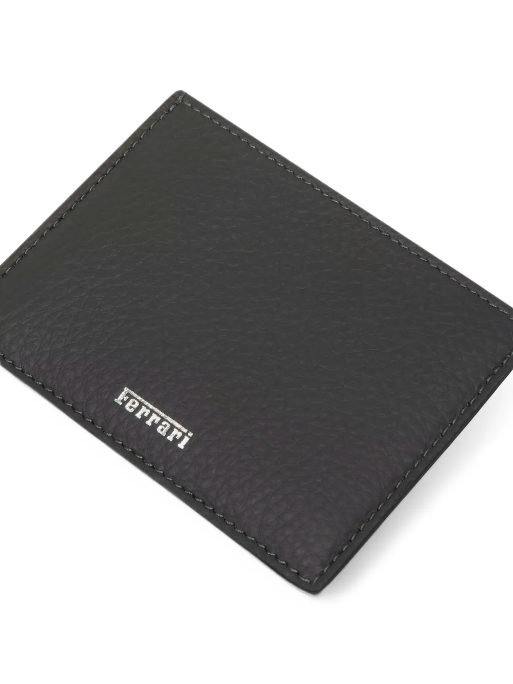 Ferrari logo-print wallet Grijs