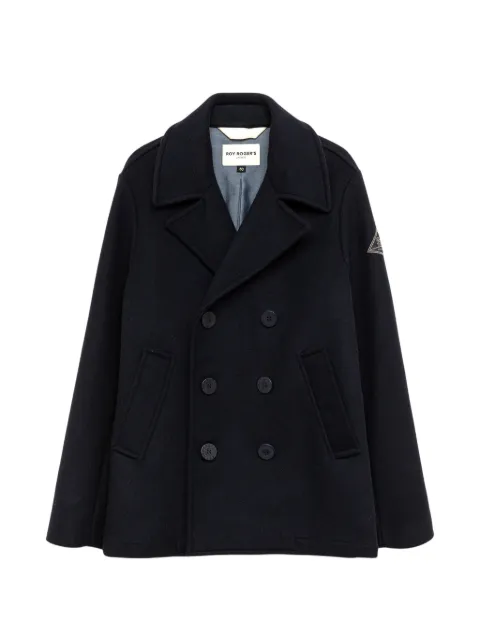 Roy Rogers Melton double-breasted pea coat