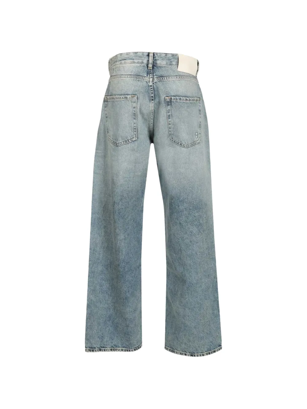 ICON DENIM Will gerafelde jeans met vervaagd effect Blauw