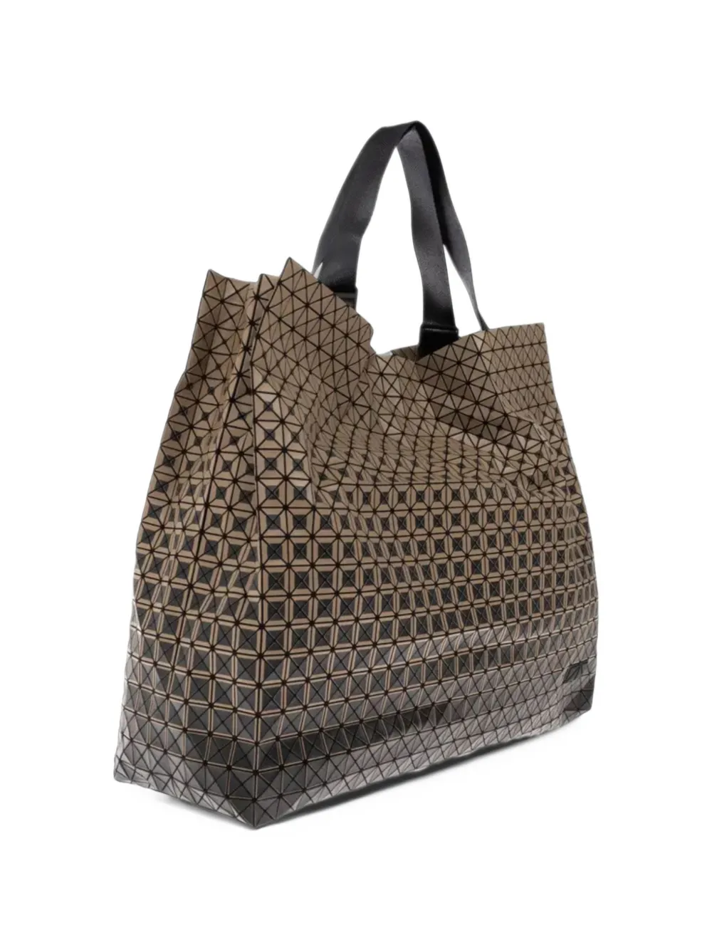 Bao Issey Miyake Cart Gradual geometric-panel tote bag Beige