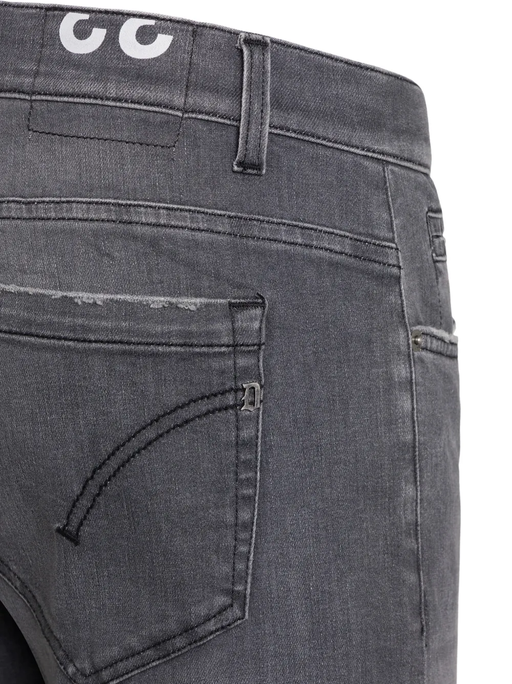 DONDUP George slim-fit jeans met vervaagd-effect Grijs