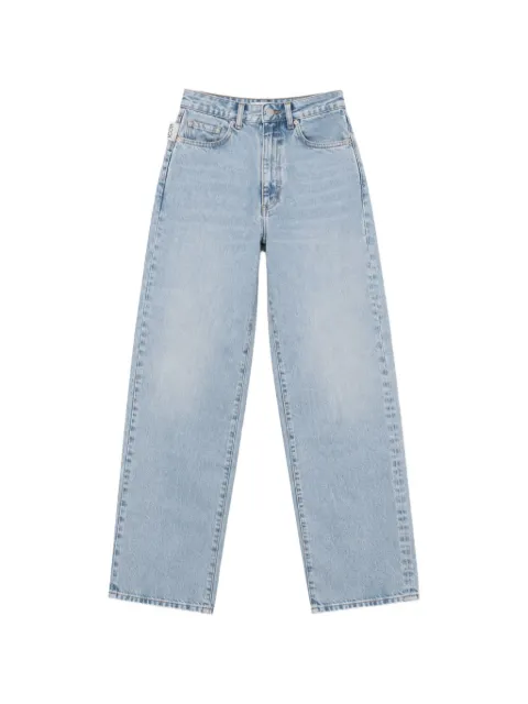 ICON DENIM Foxy faded straight-leg jeans