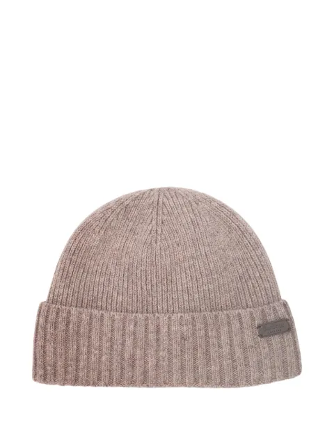 Barbour Carlton ribbed-knit beanie hat