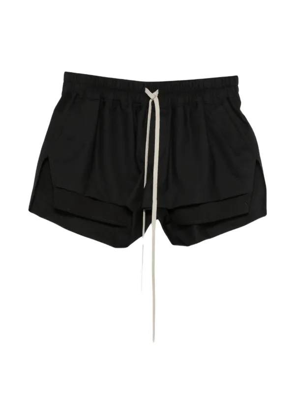 Rick Owens ドローストリング ショートパンツ | ブラック | FARFETCH JP
