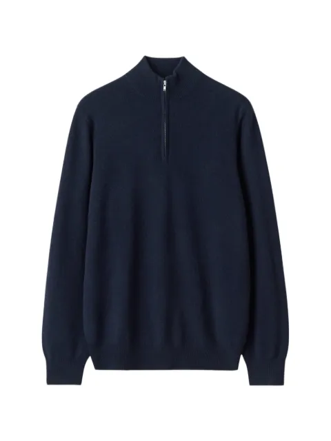 Soft Goat half-zip cashmere sweater