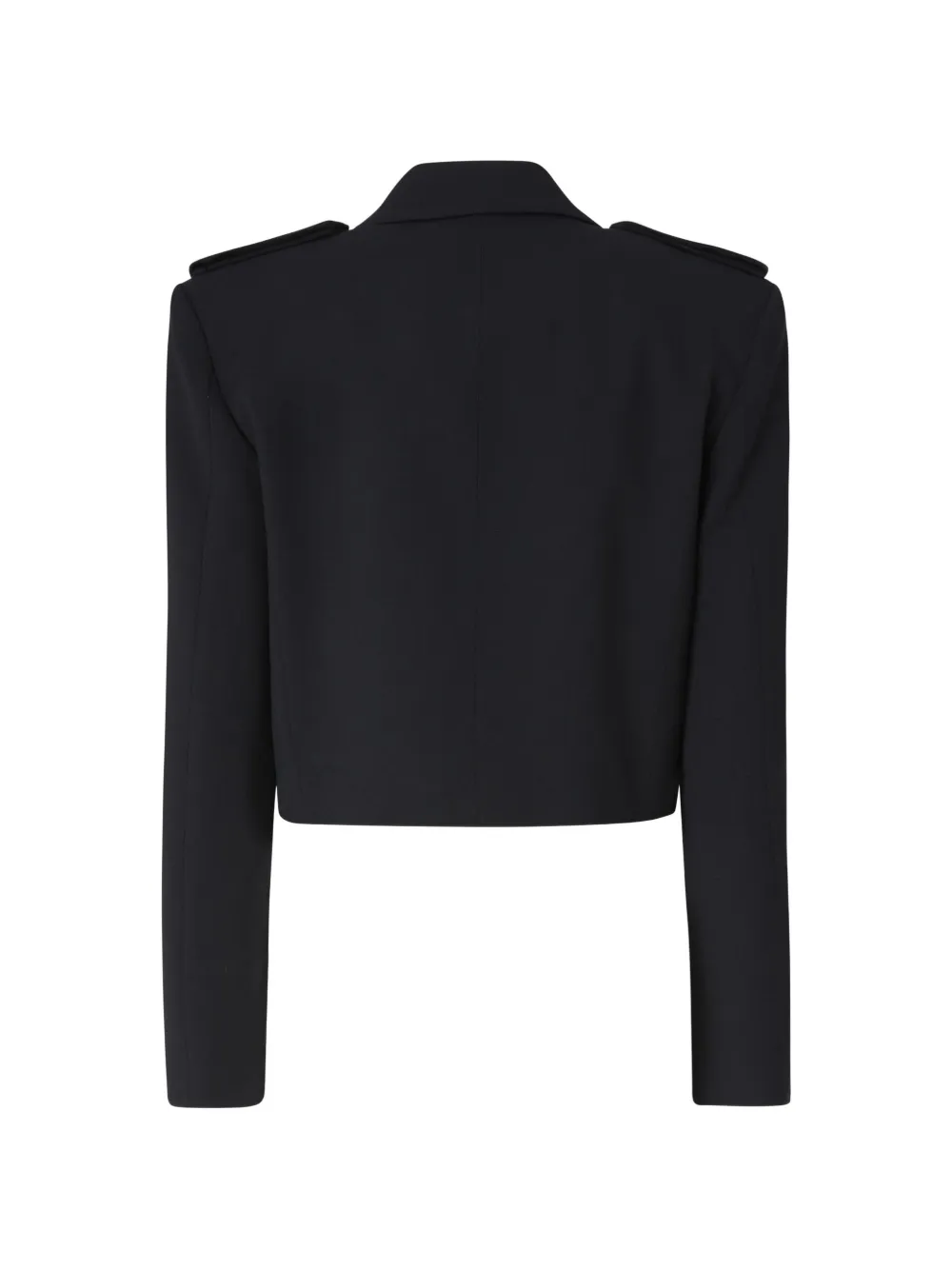 PINKO Cropped jack met epauletten Zwart