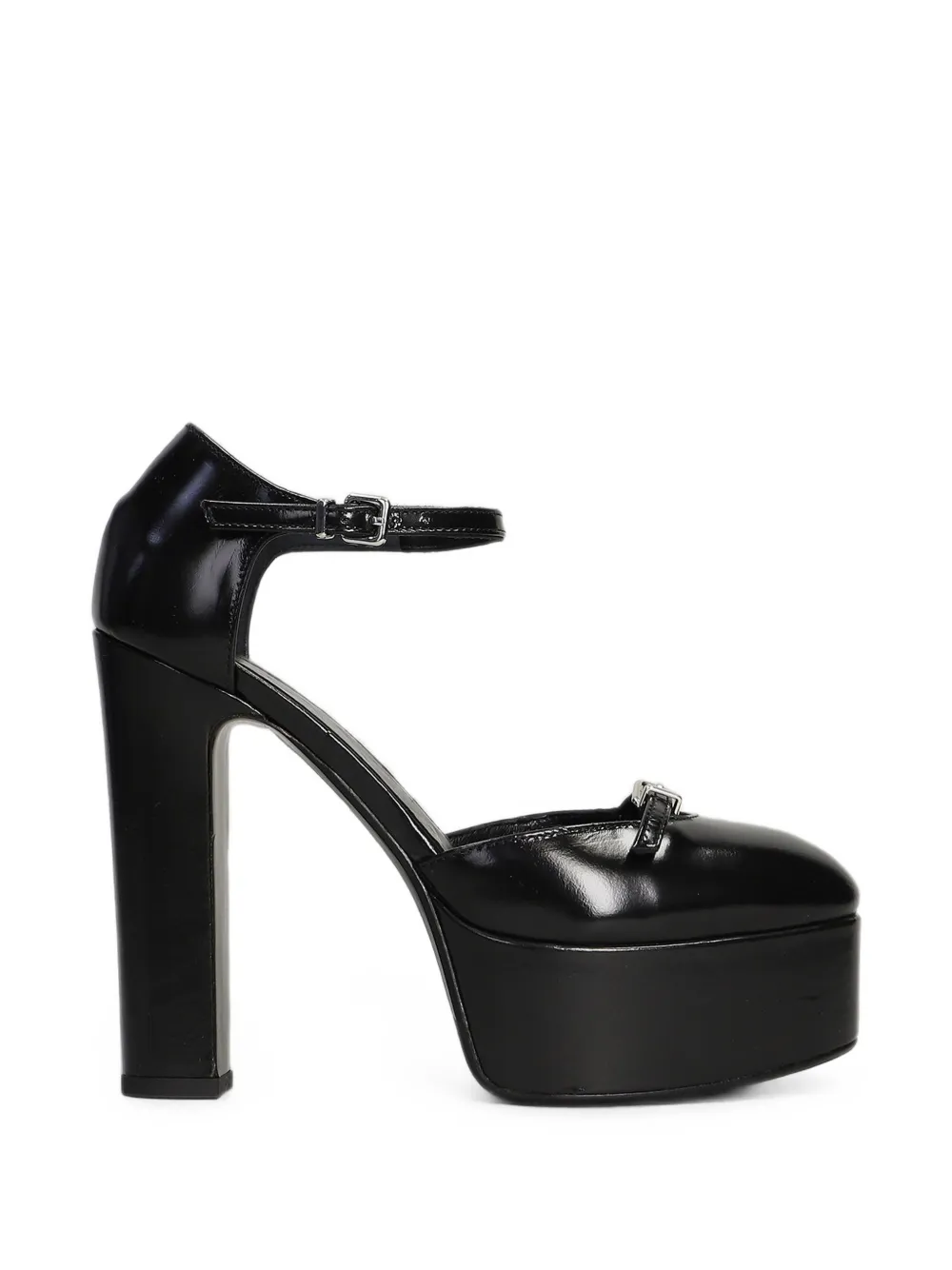 Chantal buckle-detail platform pumps