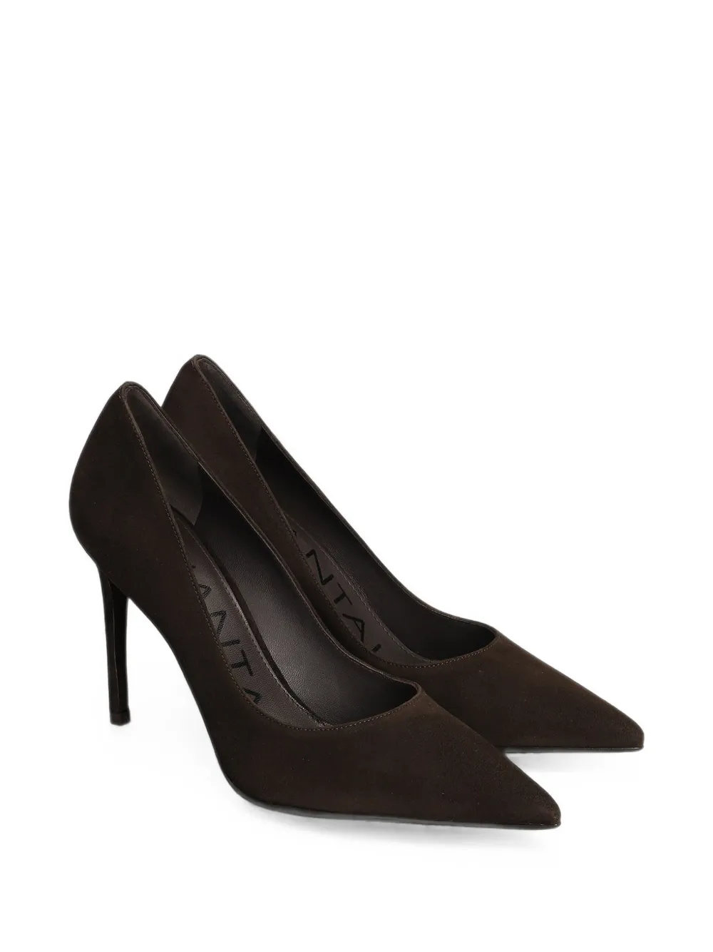 Chantal Pumps met puntige neus Bruin